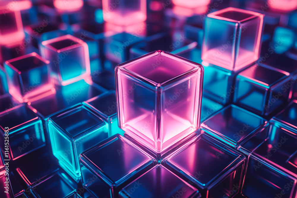 3D Cube Shapes for Futuristic Design Elements 3D Cube Shapes for Futuristic Design Elements