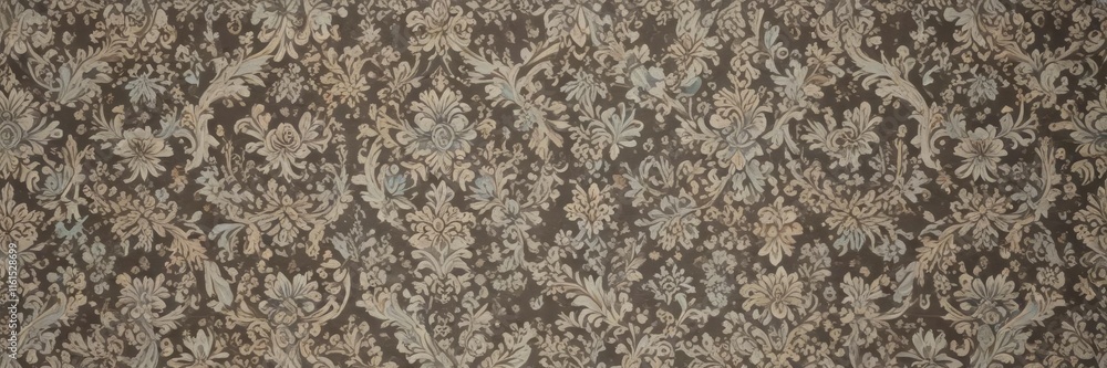 Ornate damask print with geometric shapes and muted colors , geometric, damask Ornate damask print with geometric shapes and muted colors , geometric, damask