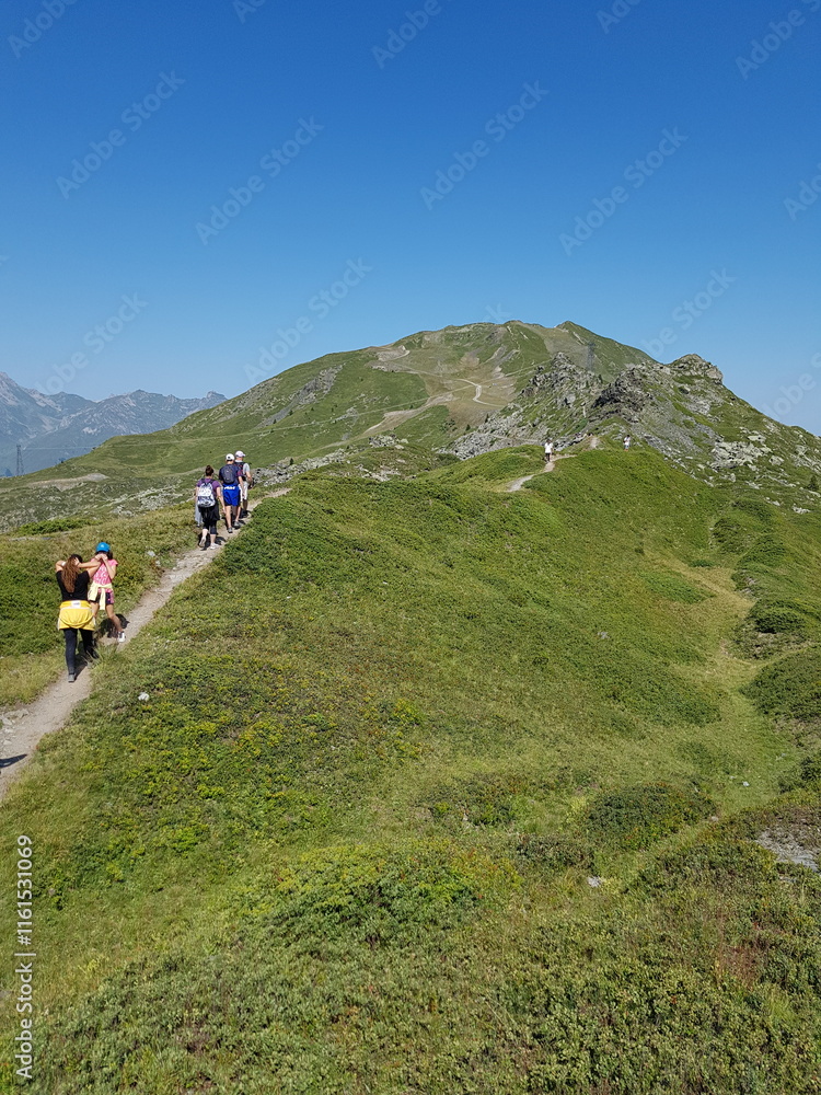 Obraz premium Paysage de montagne, Alpes françaises