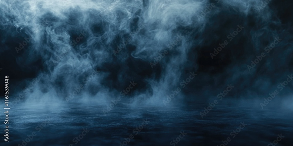 Fototapeta premium Stormy Sea with Fog