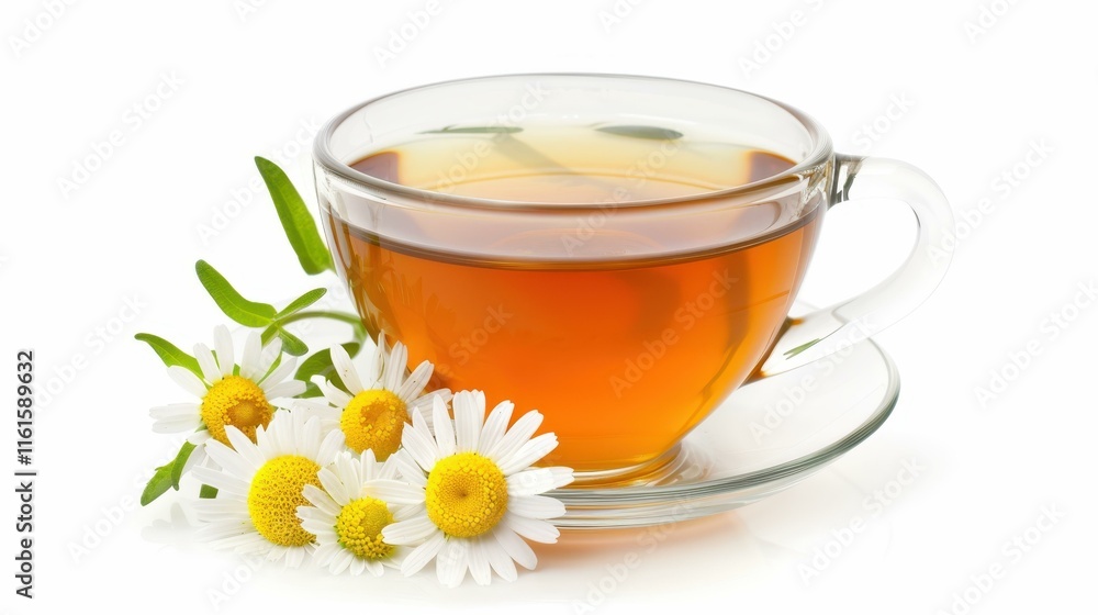 Enjoy a calming cup of chamomile tea, perfect for relaxation and unwinding after a long day. Enjoy a calming cup of chamomile tea, perfect for relaxation and unwinding after a long day.