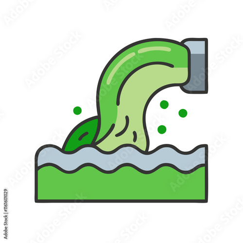 Wastewater pipe icon