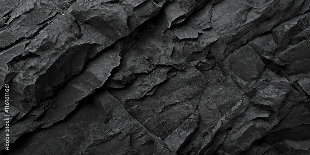 Close up of dark grey black slate texture, forming abstract lines and shapes Close up of dark grey black slate texture, forming abstract lines and shapes