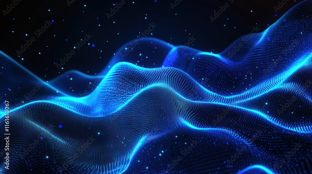 Blue neon tech visuals featuring dynamic layered designs. Blue neon tech visuals featuring dynamic layered designs.