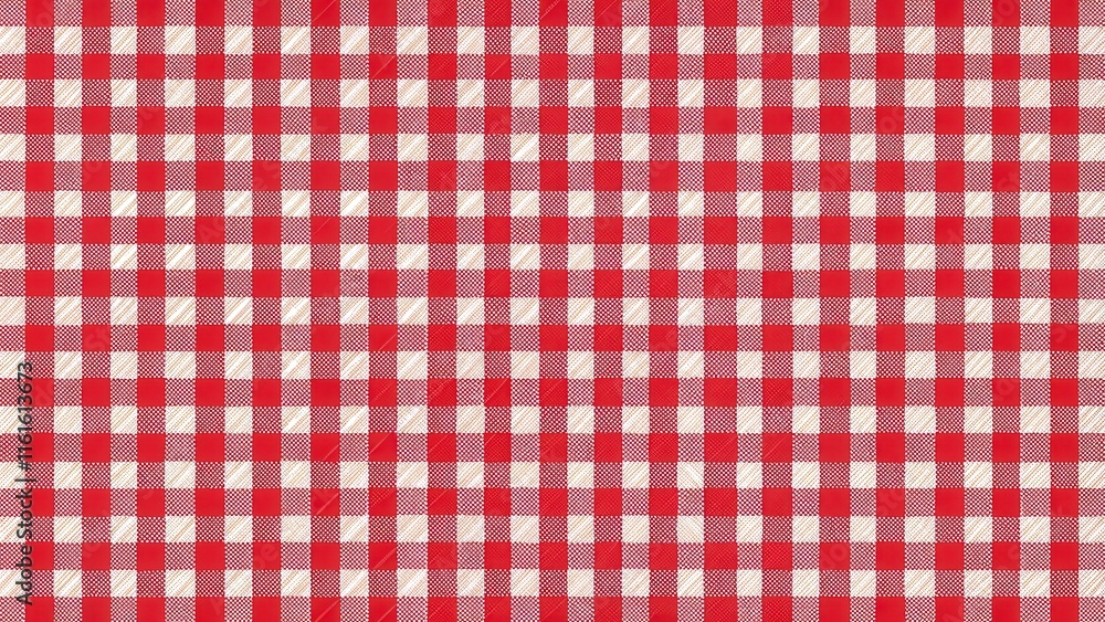 Seamless pattern of textured bias gingham check in red tones, textured, seamless, bias, gingham check, red, pattern, fabric Seamless pattern of textured bias gingham check in red tones, textured, seamless, bias, gingham check, red, pattern, fabric