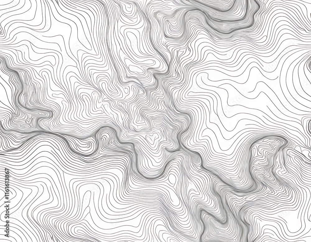Abstract Topographic Lines Pattern Design Abstract Topographic Lines Pattern Design