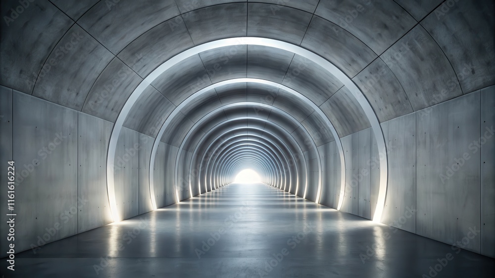Minimalist concrete tunnel with soft glowing light, minimalist, concrete, tunnel, soft, glowing, light, urban Minimalist concrete tunnel with soft glowing light, minimalist, concrete, tunnel, soft, glowing, light, urban