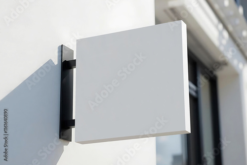 Square Outdoor Sign photo