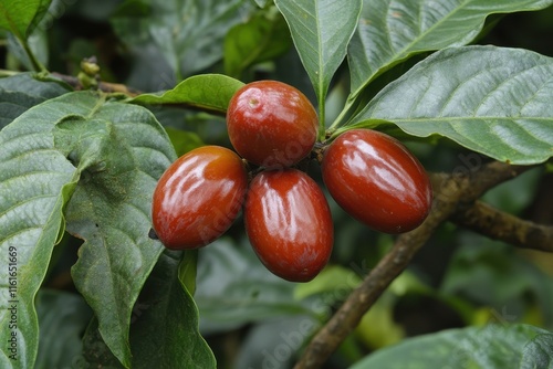 jujube fruits on a tree amidst green foliage