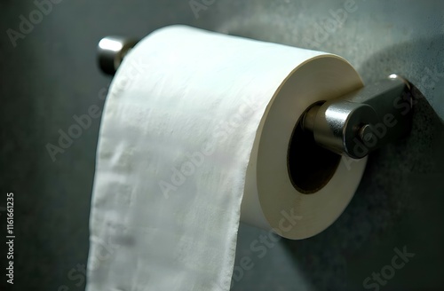 Wallpaper Mural toilet paper roll in bathroom close-up Torontodigital.ca