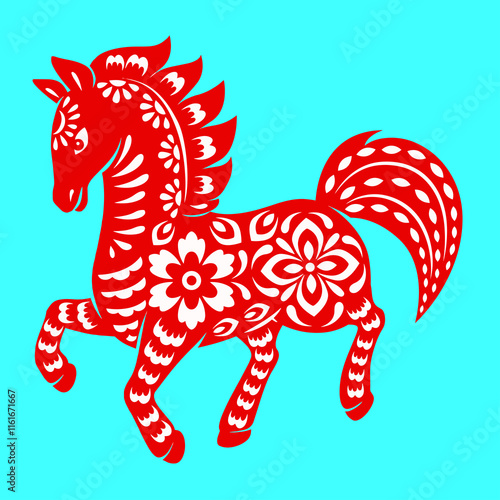 Chinese Horoscope Sign Horse Lunar Zodiac Animal