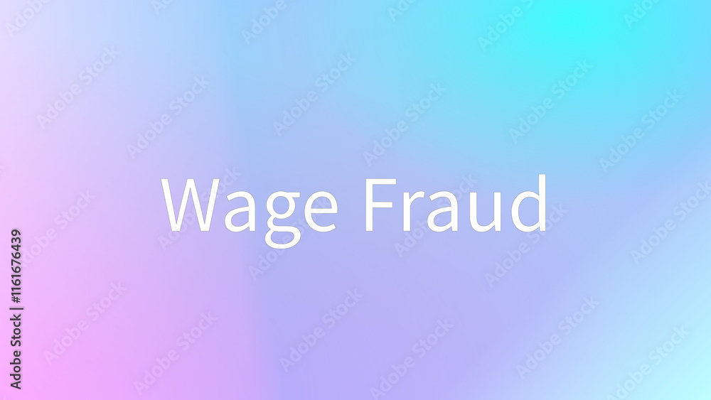 Wage Fraud のグラデーション背景イラスト Wage Fraud のグラデーション背景イラスト