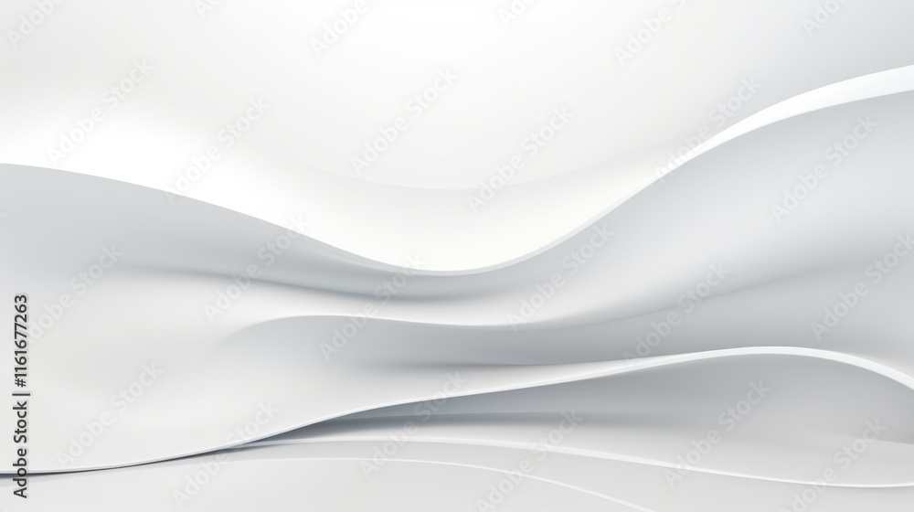 Fototapeta premium Champagne White Nested Ring Abstract Background