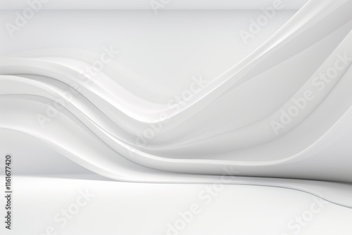 Wallpaper Mural ree abstract white background minimal futuristic architectural space wallpaper Torontodigital.ca