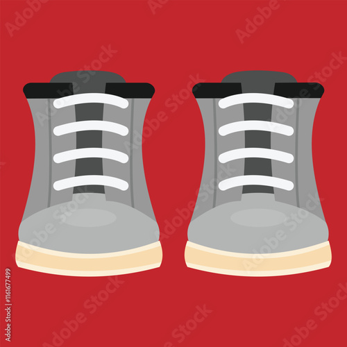 Work Boots with shoe laces