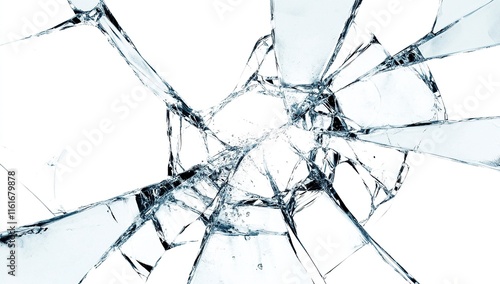Shattered Glass: A Study in Fractured Beauty