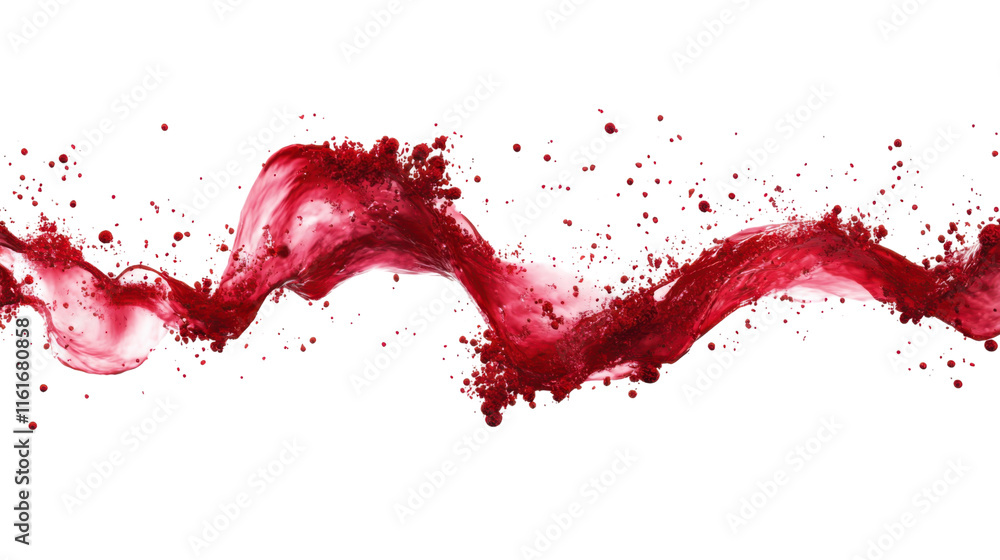 Floating blood cells, transparent background Floating blood cells, transparent background