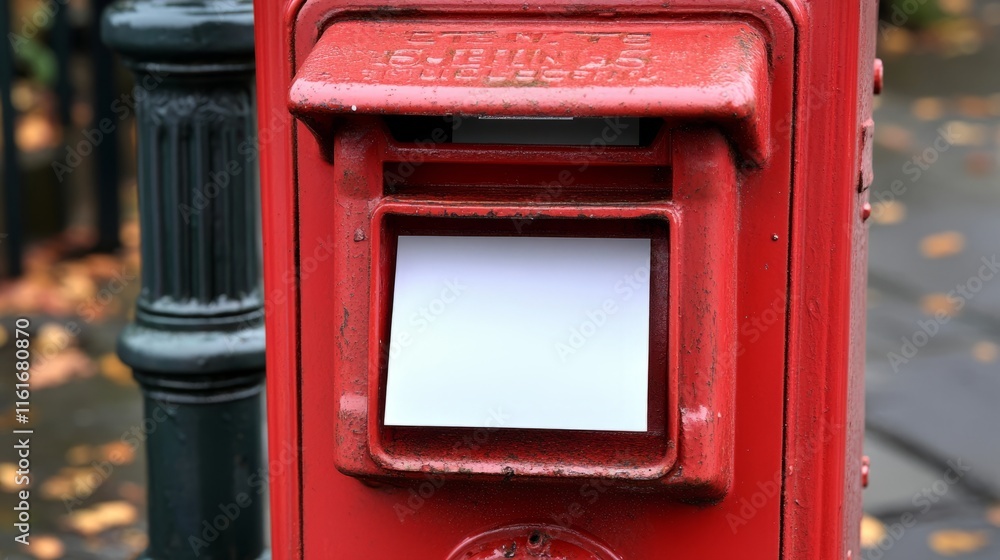 posting letter to red british postbox posting letter to red british postbox