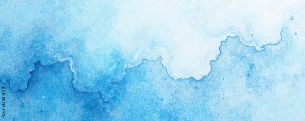 Obraz premium Abstract pastel blue and white marbled effect, marble, baby blue