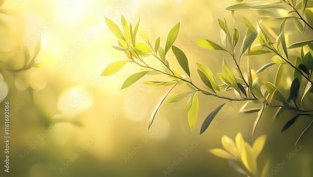 Golden Hour Leaves: A Serene Nature Photography Golden Hour Leaves: A Serene Nature Photography