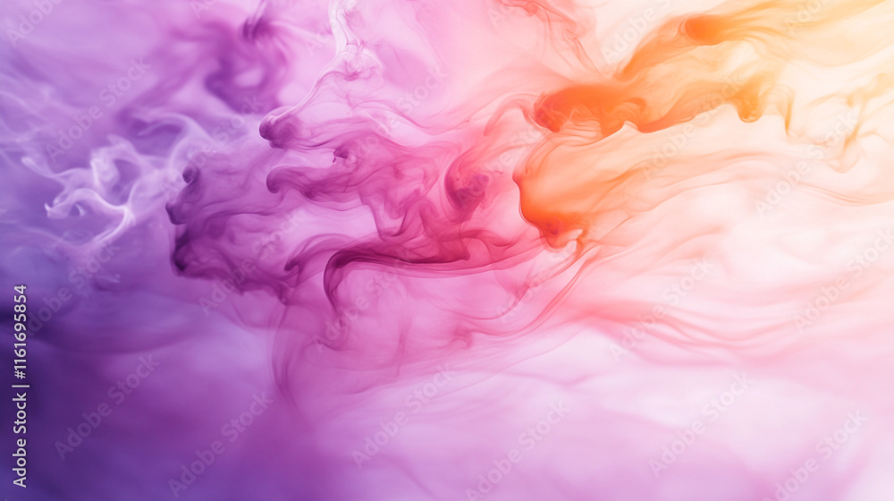 Colorful abstract swirls blend together in a dreamy dance of hues and tones Colorful abstract swirls blend together in a dreamy dance of hues and tones