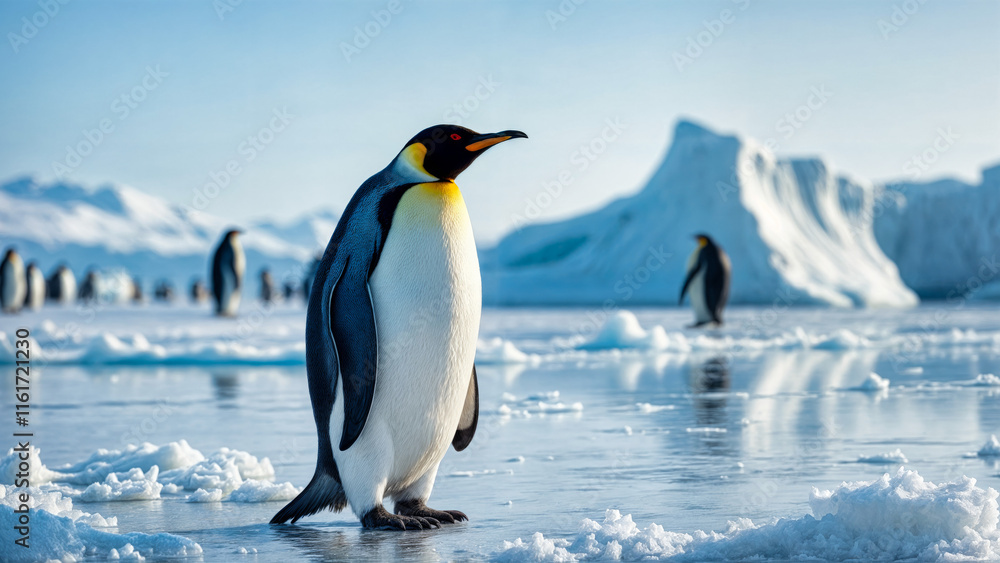 Fototapeta premium Penguin in the Wild