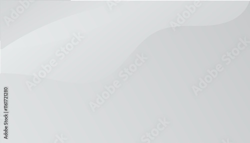 Abstract white and gray background with white lines and curved shapes for a clean, modern design background 
