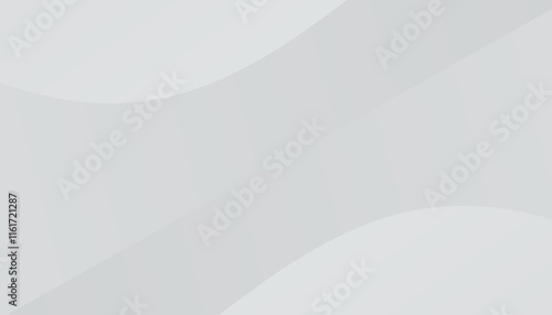Abstract white and gray background with white lines and curved shapes for a clean, modern design background 