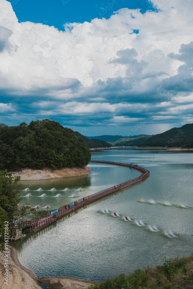 Obraz premium 수상다리