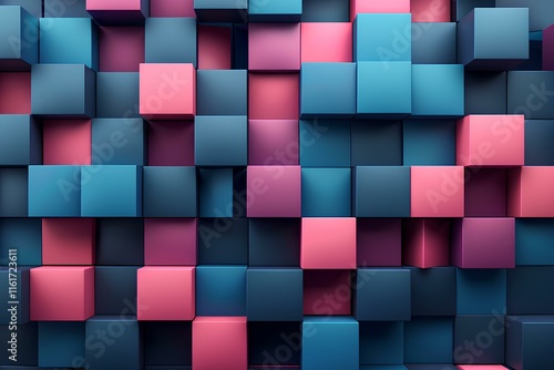 A bunch of cubes sitting on top of each other