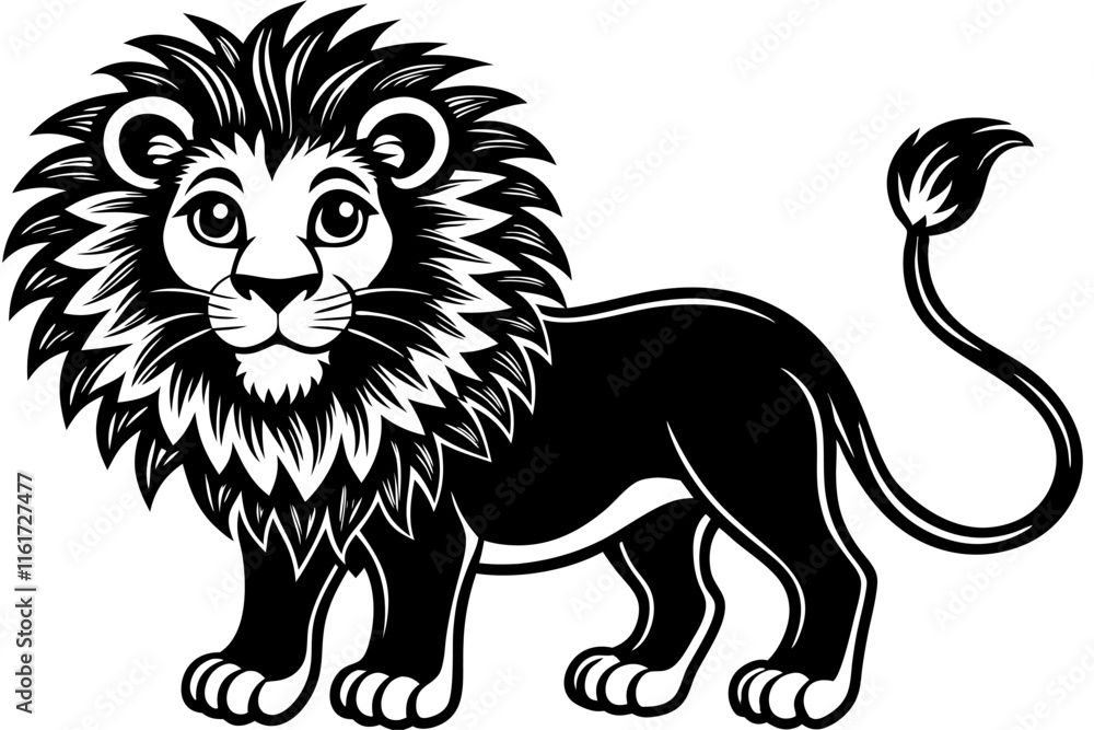 Obraz premium Cute animal vector art illustration design