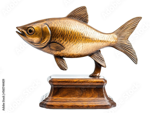 PNG Fishing trophy available on transparent background 