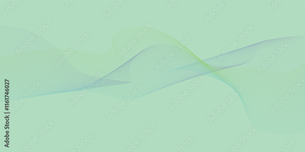 Abstract wave digital element design. Curved wavy lines design Abstract wave digital element design. Curved wavy lines design