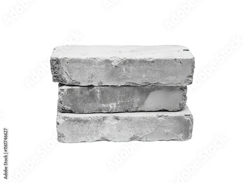 PNG  Gray cement solid bricks available on transparent background