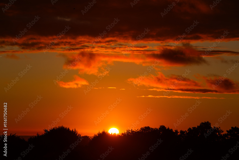 sunset in the sky sunset in the sky