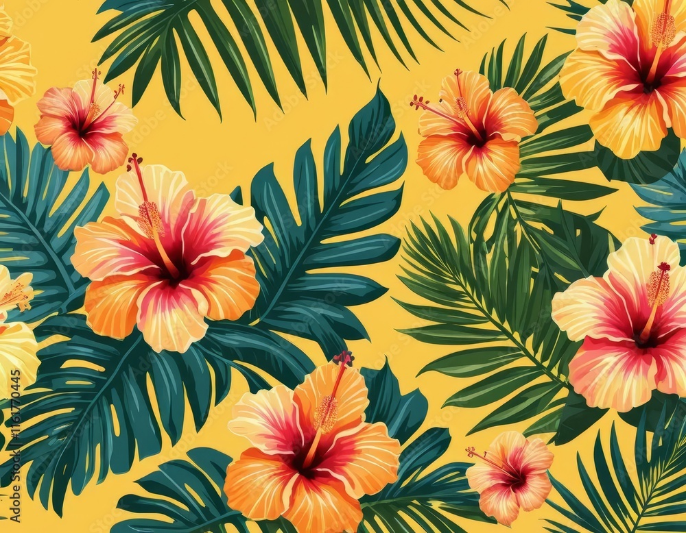 Fototapeta premium seamless floral pattern