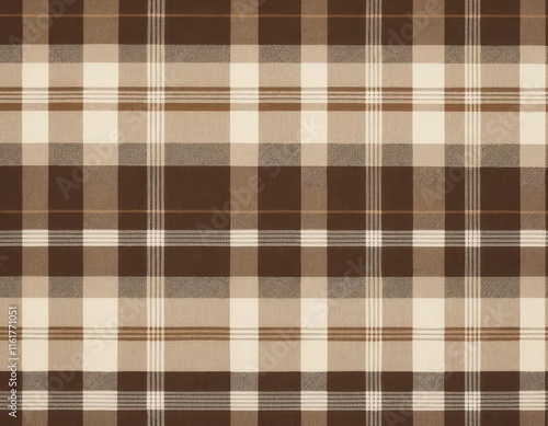 brown and white checkered pattern photo