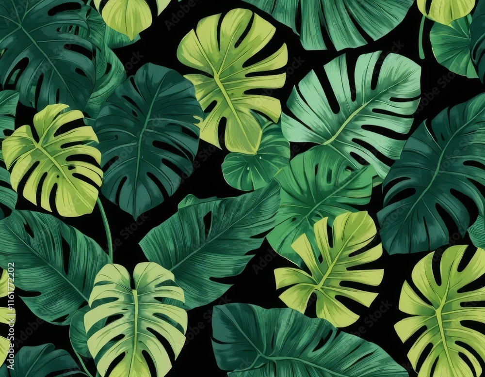 seamless pattern with leaves seamless pattern with leaves