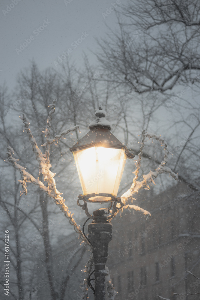 Snowy day in Helsinki before christmas Snowy day in Helsinki before christmas