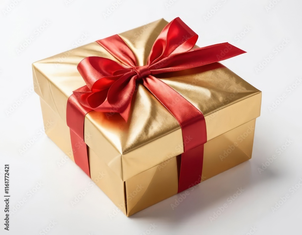 Obraz premium gift box with ribbon