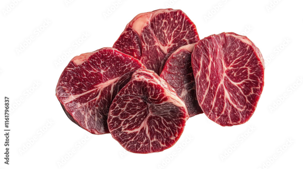 Piece of fresh meat, transparent background Piece of fresh meat, transparent background