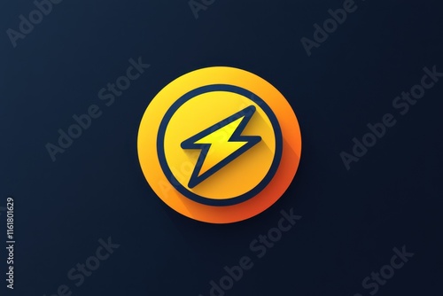 A stylized logo featuring a lightning bolt within a circular design, emphasizing energy and innovation. Free Download A stylized logo featuring a lightning bolt within a circular design, emphasizing energy and innovation. - GFXLoad