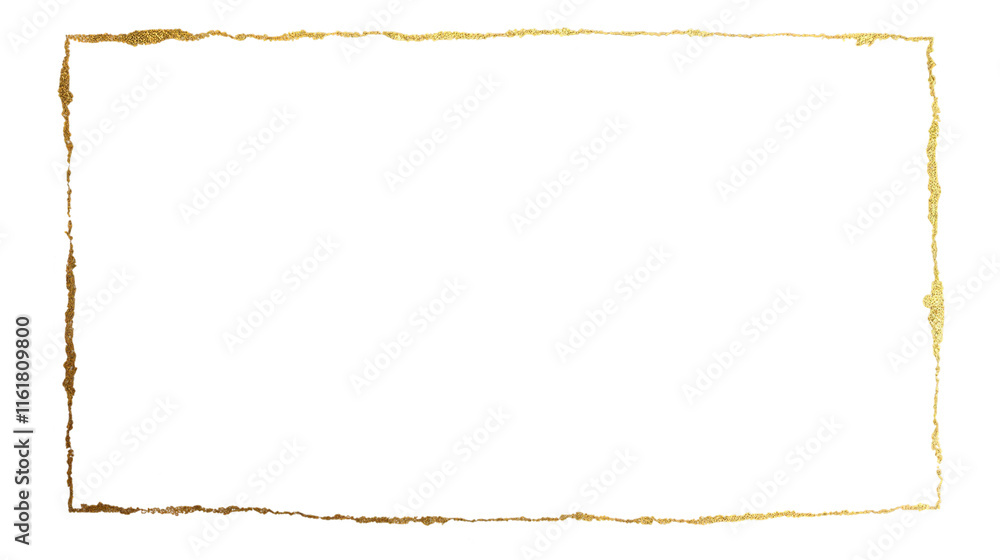 Minimal gold foil splatter abstract frame design element isolated on transparent background Minimal gold foil splatter abstract frame design element isolated on transparent background