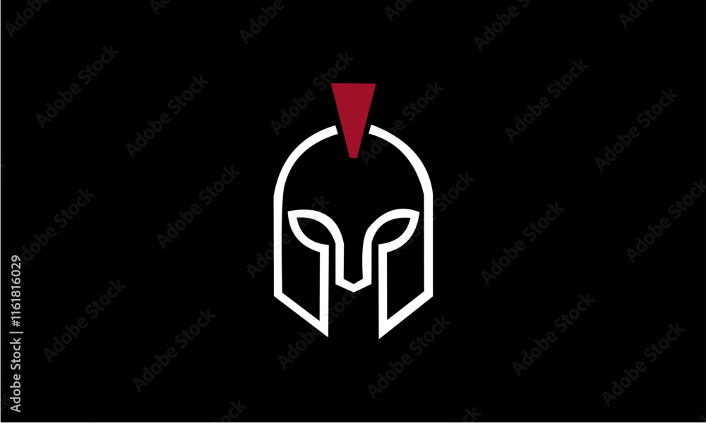 Obraz premium gladiator helmet icon