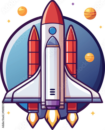 space shuttle vector