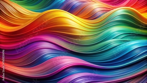 Wallpaper Mural Abstract colorful background with vibrant waves , abstract, colorful, background, waves, vibrant, design, texture, pattern, swirling Torontodigital.ca