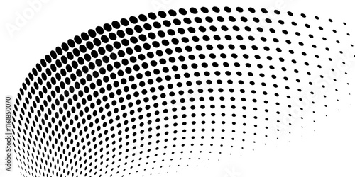 Abstract dotted halftone background.