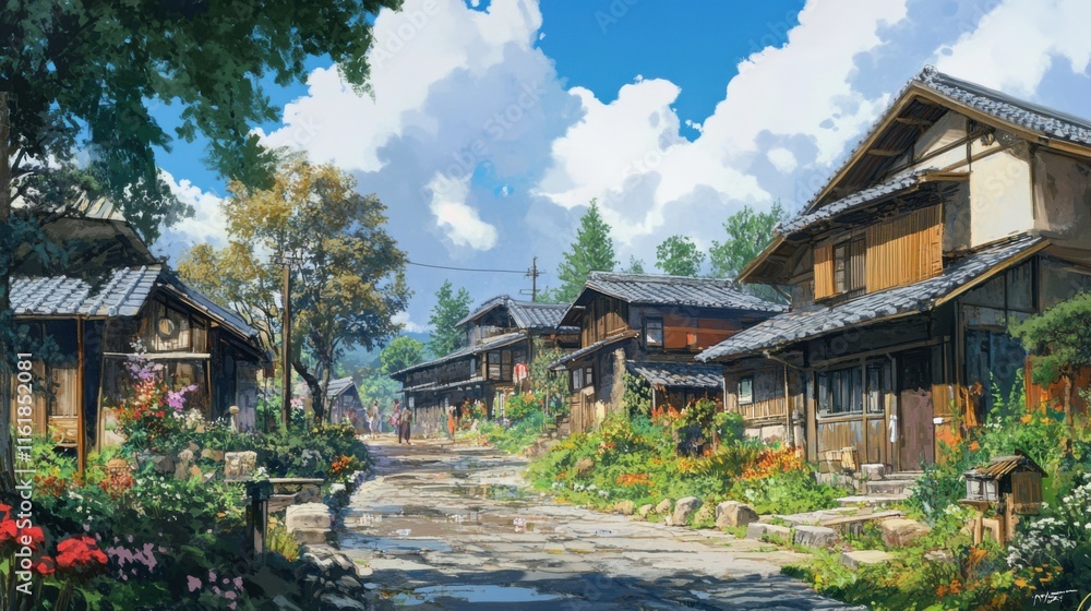 Traditional villages showcase a slower pace of life. Traditional villages showcase a slower pace of life.