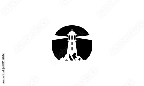 Lighthouse logo vector