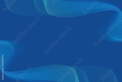 fluid wavy blue gradient background